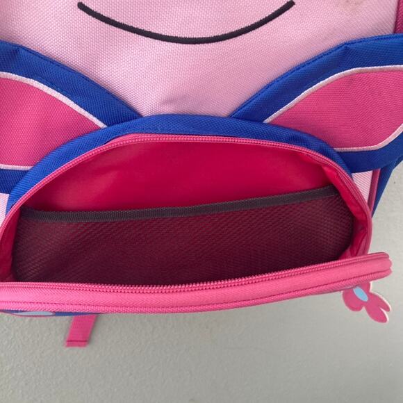 Skip Hop Zoo Butterfly Preschool Backpack - Pink Blue - Picture 3 of 12